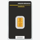 2.5 gr Lingotto d'oro | Argor Heraeus