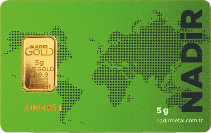 Золотой Слиток Nadir Gold 2.5г