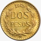 2 Pesos Messicani | Hidalgo | Oro | 1919-1948
