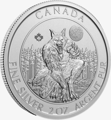 2 oz Werewolf du Canada pièce d'argent | 2021