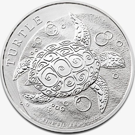 2 oz Niue Hawksbill Turtle | Silver | 2015