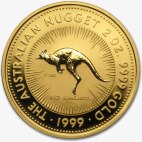 2 Uncje Australijski Kangur Złota Moneta | Mieszane Roczniki