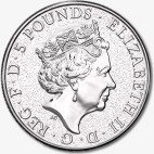 2 oz Queen's Beasts Dragon Silver Coin (2017)