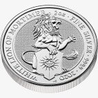 2 oz Queen's Beasts White Lion Silver Coin (2020)