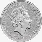 Серебряная монета Звери Королевы Единорог 2 унции 2018 (Unicorn)
