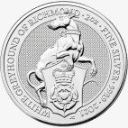 2 oz Queen's Beasts White Greyhound of Richmond Silver Coin (2021)