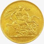 £2 Золотая монета Соверен Лучшая Цена (1887) | Sovereign |