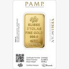 2 Tola Gold Bar | PAMP Fortuna