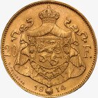 20 Franchi| Alberto I del Belgio | Marengo | Oro | 1909 - 1934