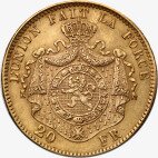 20 Franc Leopold II Belgique | Or | 1876-1882