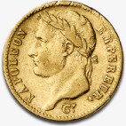 Золотая монета 20 Франков (Franc) Наполеона Бонапарта (Napoleon Bonaparte) 1809 -1814
