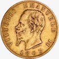 20 Lire Italiane d&#039;Oro Vittorio Emanuele II | 1861-1878