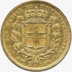 Золотая монета 20 Лир Карла Альберта Разных Лет (20 Italian Lira Carl Albert)