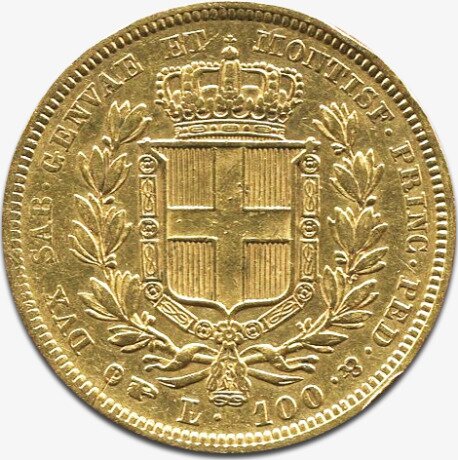 20 Liras Italianas Carl Albert | Oro | varios años