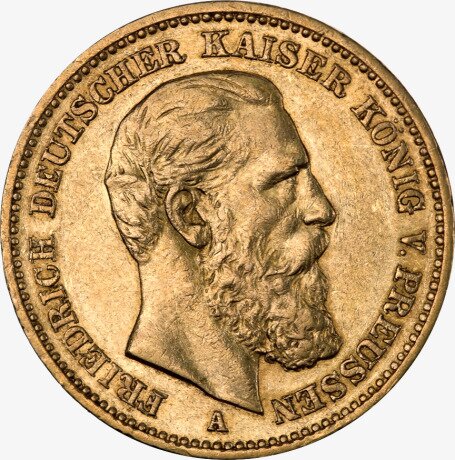 20 Marchi d'oro Imperatore Federico III di Prussia (1888)