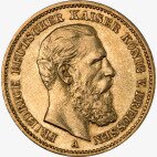20 Marek Cesarz Niemiecki i Król Prus Fryderyk III Złota Moneta | 1888