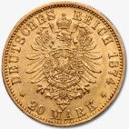 20 Mark Kaiser Wilhelm I. Preußen | Gold | 1871-1888