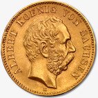 20 Mark König Albert I. Sachsen | Gold | 1873-1902