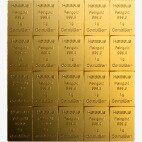 20 x 1 gr Lingotto d'oro Combibar® (Heraeus)