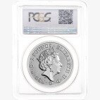 2018 Серебряная монета Звери Королевы Единорог 2 унции (Unicorn) MS-68 PCGS