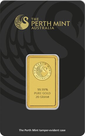Золотой слиток Пертского монетного двора 20г (Perth Mint)