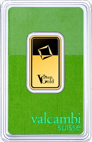 20g Lingote de Oro | Valcambi | Green Gold