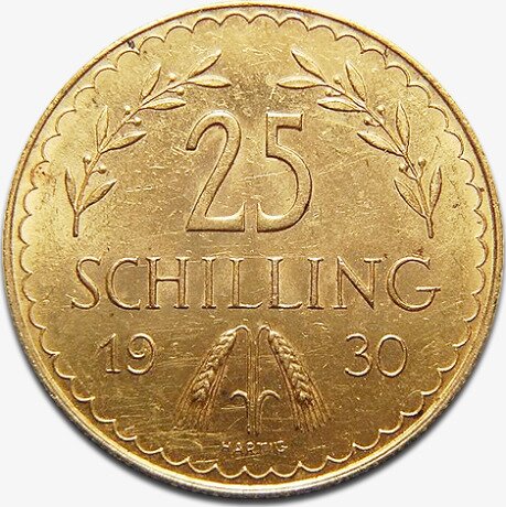 25 Scellini Austriaci | Oro | 1926-1938