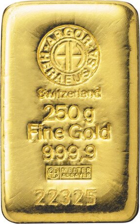 250g Gold Bar | Argor Heraeus