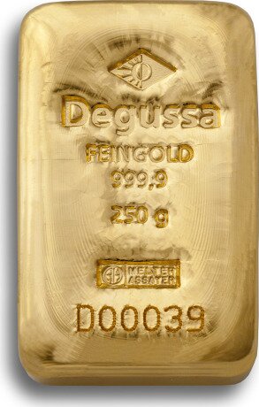 250g Goldbarren | Degussa