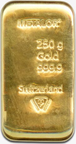 250g Lingot d'Or | Metalor