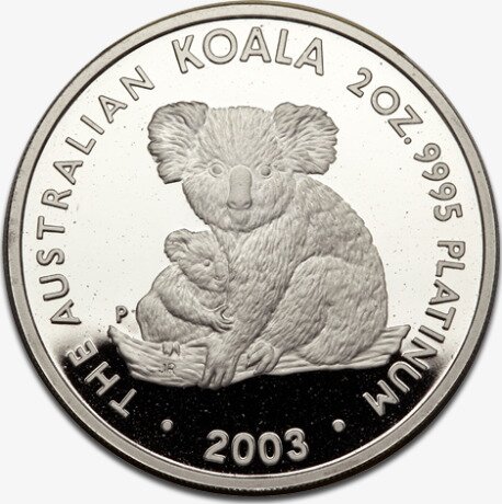 2 oz Koala | Platine | plusieurs années