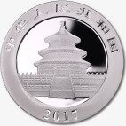 Серебряная монета Китайская Панда 30г 2017 (China Panda)