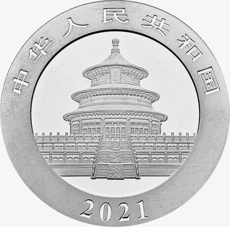 30g China Panda Silbermünze (2021)