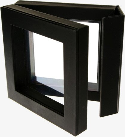 3D Display Frame | black | 10cm x 10cm