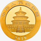 Золотая монета Китайская Панда 3 г 2019 (China Panda)