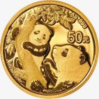 Золотая монета Китайская Панда 3 г 2021 (China Panda)