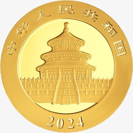 3g Panda Cinese d'oro | 2024
