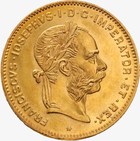 4 Floreny 10 Franków Austria Złota Moneta | Nowe Bicie