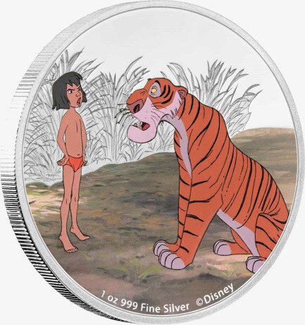4 x 1 oz 50 Years of the Jungle Book Silver Coins 2017