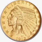 5 Dollari Liberty Mezza Aquila ''Testa Indiana'' | Oro | 1908-1929