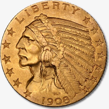 5 Dollar Half Eagle "Indian Head" | Or | 1908-1929