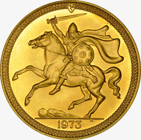 £5 Fünf Pfund Isle of Man Goldmünze Proof (1973)