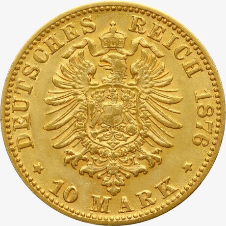 5 Marcos Gran Duque Friedrich I Baden | Oro | 1877-1878