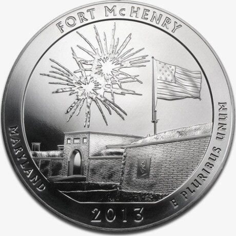 5 oz America the Beautiful - Fort McHenry Ntl. Park, Maryland | Silver | 2013