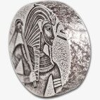 Серебряная монета Египетские Реликвии. Тутанхамон 5 унции 2016 (King Tut)