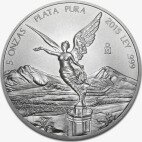 5 Uncji Libertad Meksykański Srebrna Moneta | Mieszane Roczniki