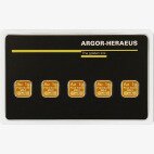 5 x 1g Lingote de Oro | Multicard | Argor-Heraeus