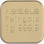 5 x 1g Lingot d'Or | Multicard | Heraeus