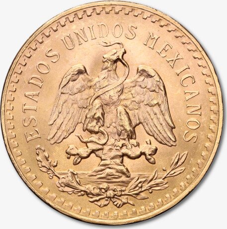 50 Pesos Messicani d'Oro | 1821-1947