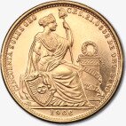 50 Soli Peru Złota Moneta